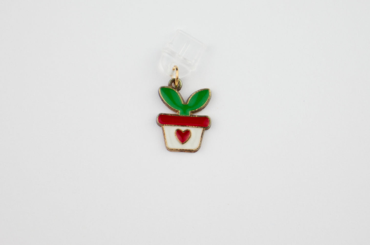 Cute Cupcake Coffee Cat Checkered Heart & Plant Charm for Kindle and USB-C Devices