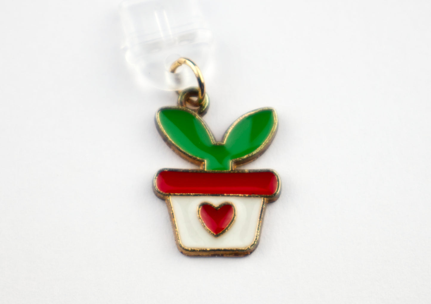 Cute Cupcake Coffee Cat Checkered Heart & Plant Charm for Kindle and USB-C Devices