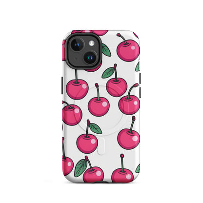 Pink Cherry Aesthetic iPhone Case