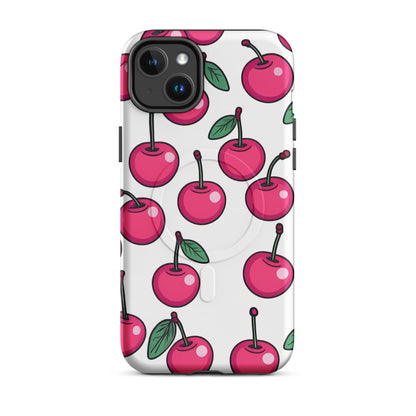 Pink Cherry Aesthetic iPhone Case