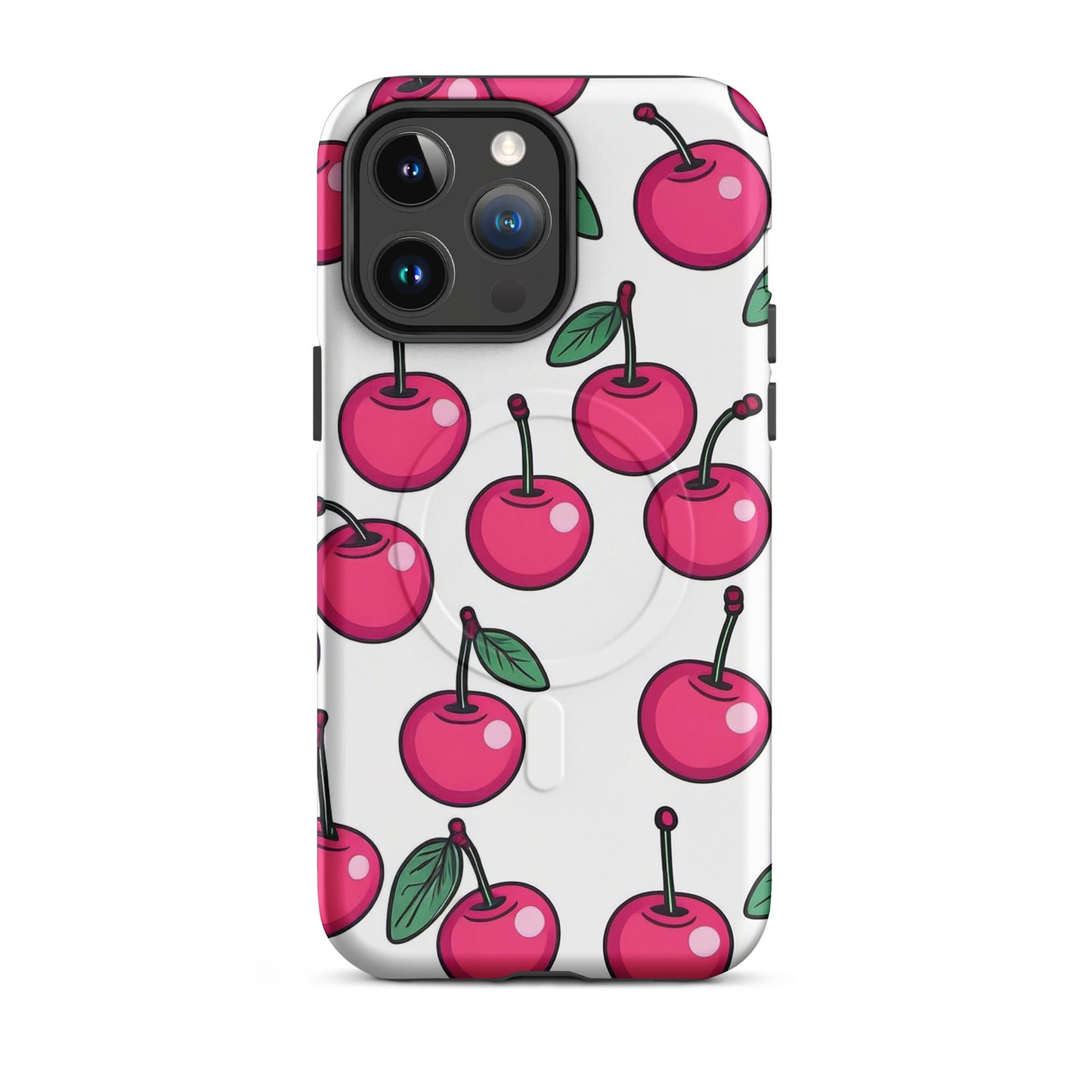 Pink Cherry Aesthetic iPhone Case