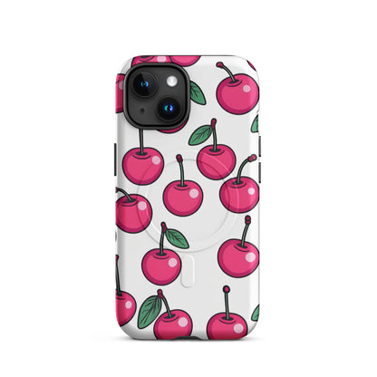 Pink Cherry Aesthetic iPhone Case