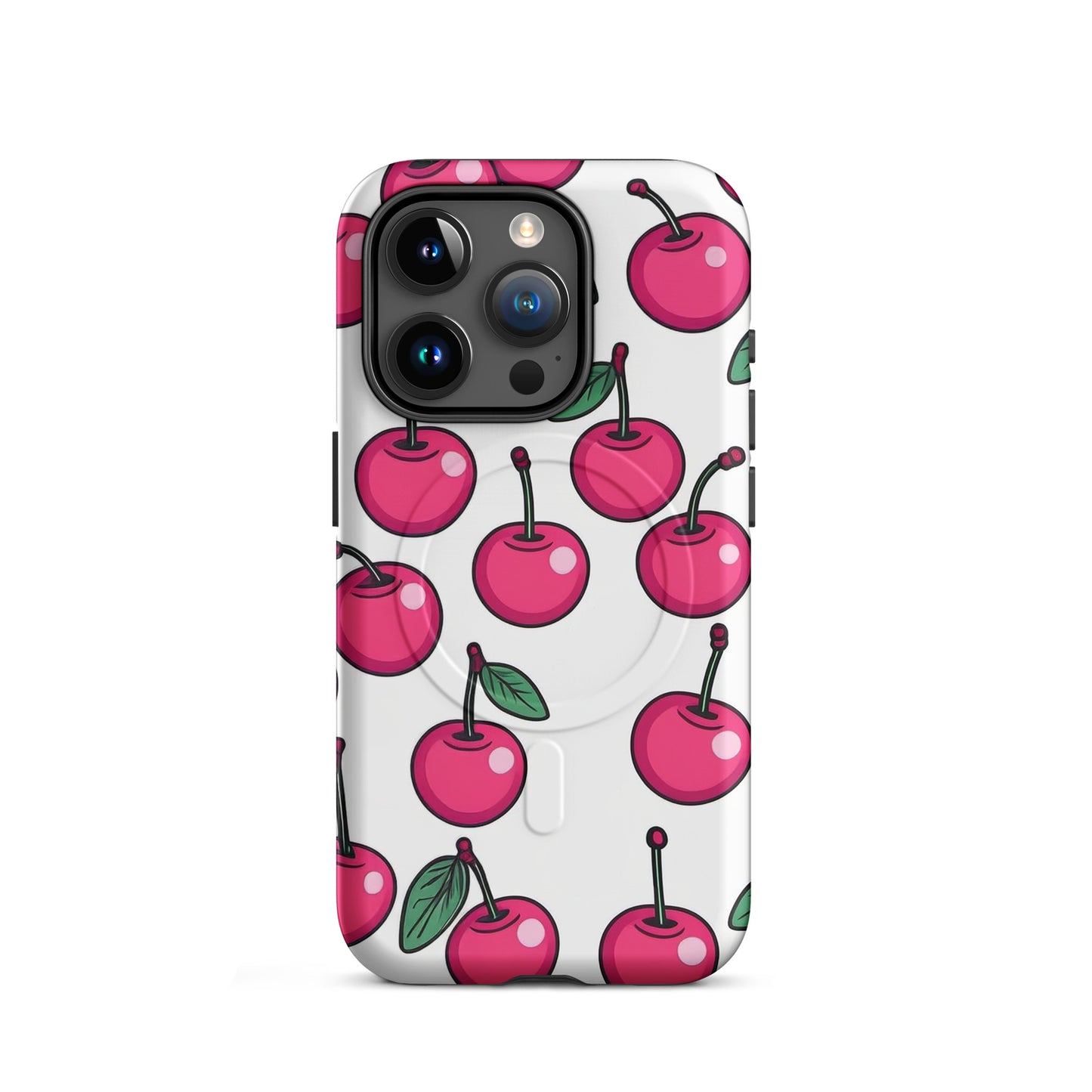 Pink Cherry Aesthetic iPhone Case