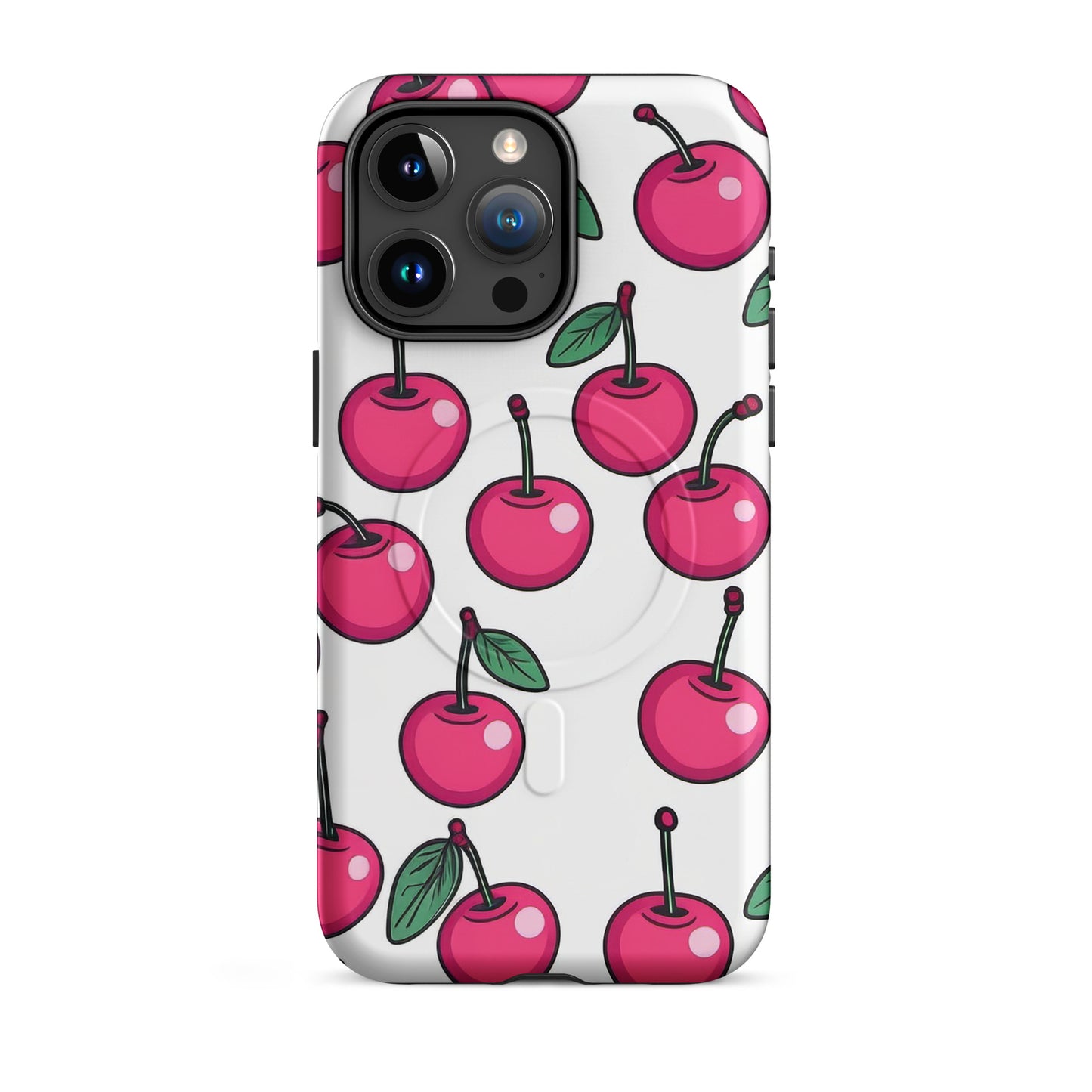 Pink Cherry Aesthetic iPhone Case
