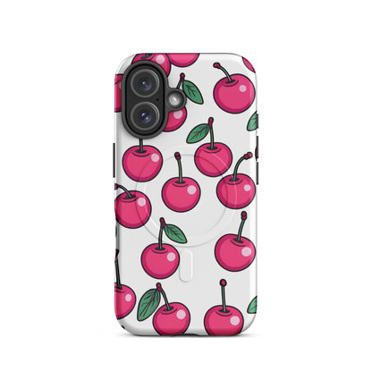Pink Cherry Aesthetic iPhone Case