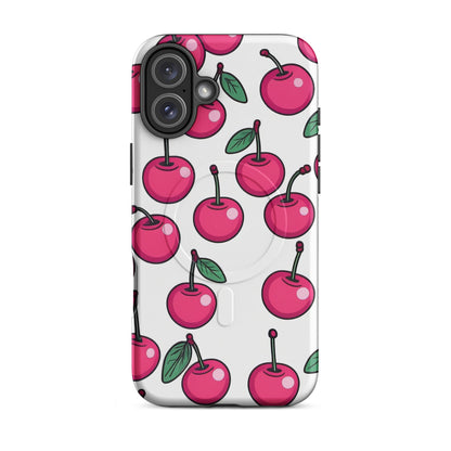 Pink Cherry Aesthetic iPhone Case
