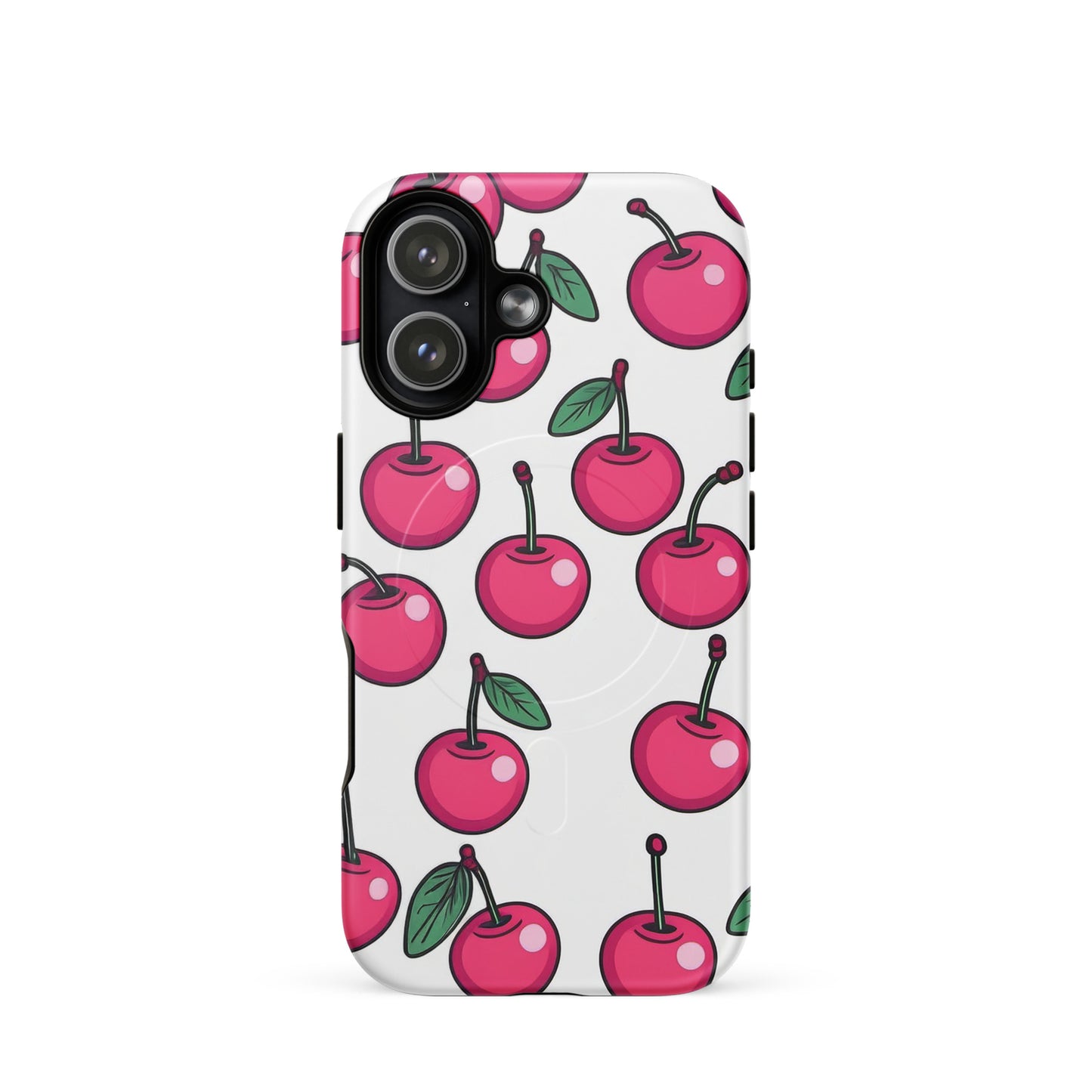 Pink Cherry Aesthetic iPhone Case