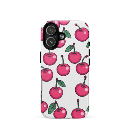 Pink Cherry Aesthetic iPhone Case