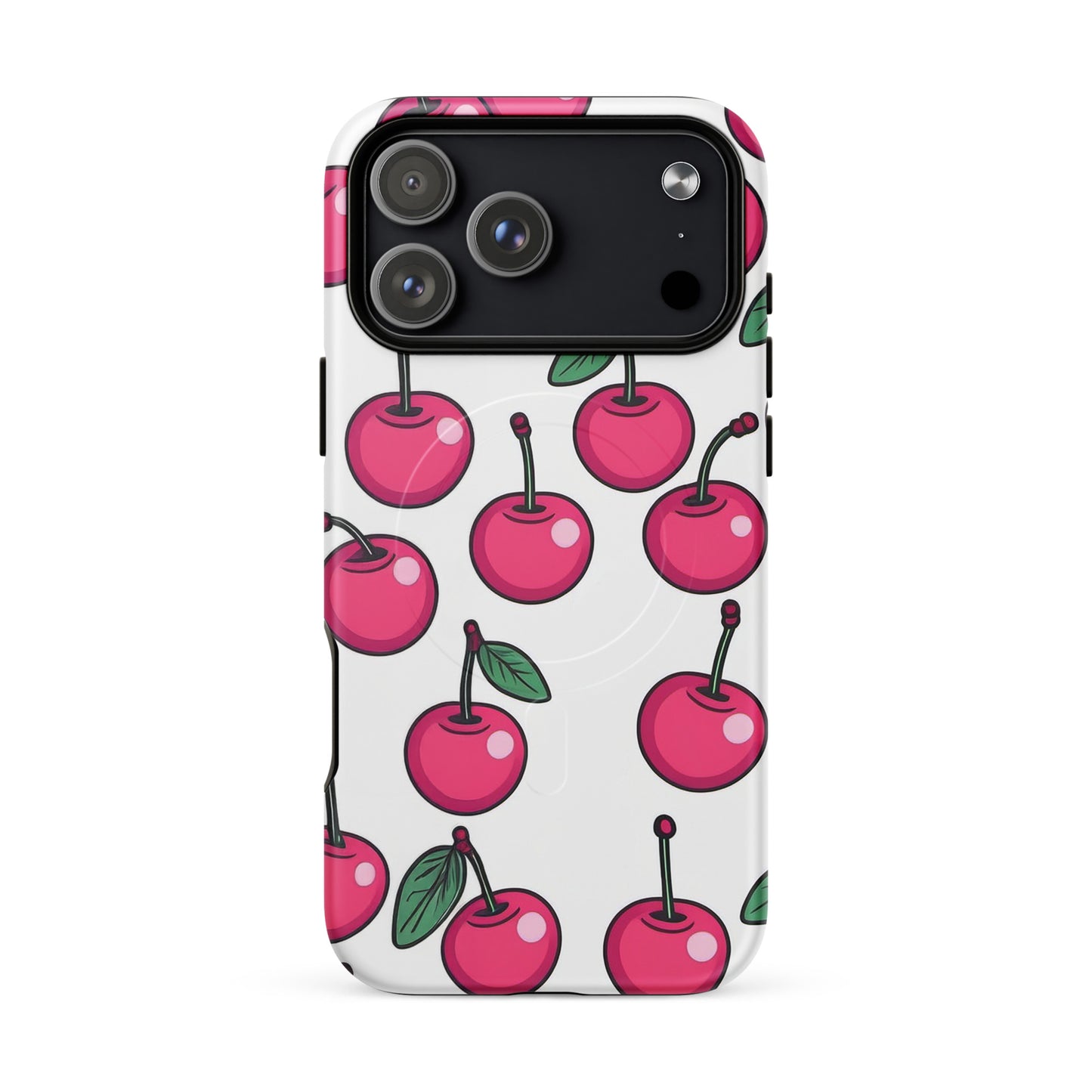 Pink Cherry Aesthetic iPhone Case
